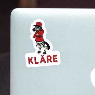Aufkleber Zebra Kläre Aufkleber Zebra Kläre Image
