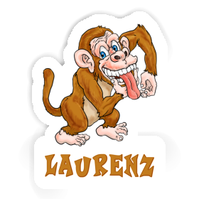 Sticker Gorilla Laurenz Image