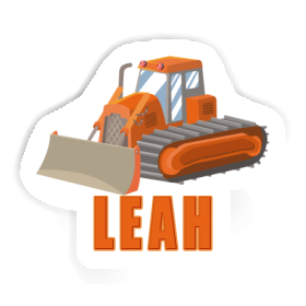 Leah Aufkleber Bagger Image