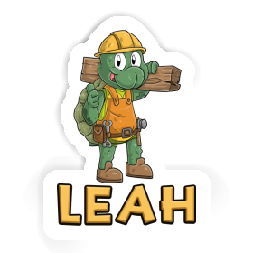 Leah Autocollant Ouvrier du bâtiment Image