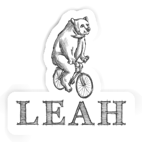 Autocollant Leah Cycliste Image