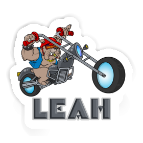 Aufkleber Leah Motorradfahrer Image