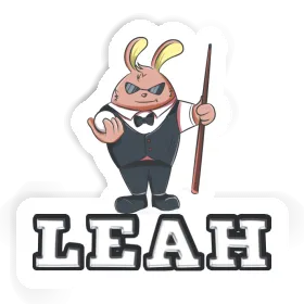 Billiards Player Sticker Leah Image