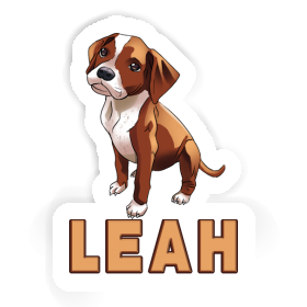 Aufkleber Leah Boxerhund Image