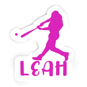 Joueur de baseball Autocollant Leah Image
