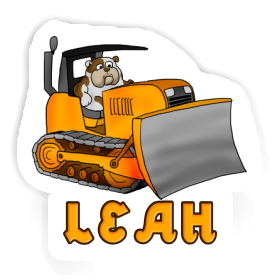 Bulldozer Autocollant Leah Image