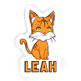 Katze Aufkleber Leah Image