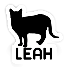 Aufkleber Leah Katze Image