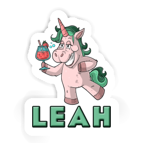 Leah Aufkleber Party-Einhorn Image
