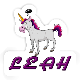 Aufkleber Einhorn Leah Image