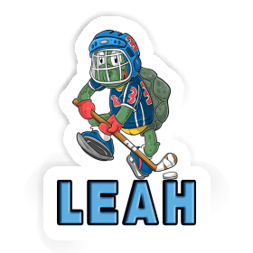Autocollant Joueur de hockey sur glace Leah Image