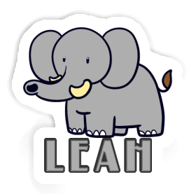 Sticker Elephant Leah Image