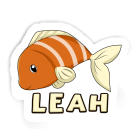 Leah Aufkleber Fisch Image