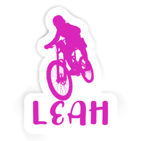 Autocollant Leah Freeride Biker Image