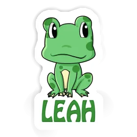 Frosch Aufkleber Leah Image