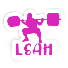 Sticker Gewichtheberin Leah Image