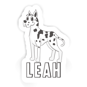 Aufkleber Leah Dogge Image