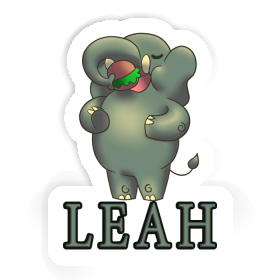 Autocollant Éléphant Leah Image