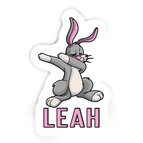 Leah Sticker Dabbing Hare Image