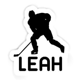 Aufkleber Eishockeyspieler Leah Image