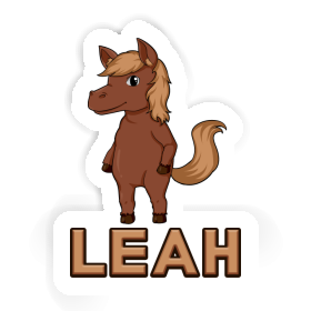 Aufkleber Leah Pferd Image