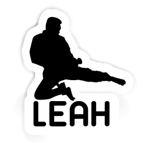 Leah Aufkleber Karateka Image