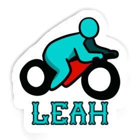 Sticker Leah Motorradfahrer Image