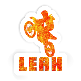 Motocrossiste Autocollant Leah Image