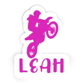 Motocrossiste Autocollant Leah Image