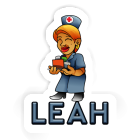 Leah Autocollant Infirmière Image