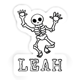 Sticker Leah Skelett Image