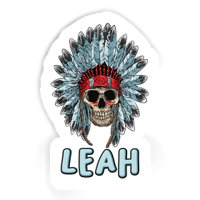 Sticker Leah Indian Skull Image