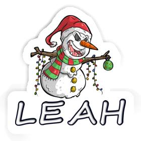 Leah Aufkleber Schneemann Image
