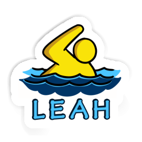 Schwimmer Aufkleber Leah Image