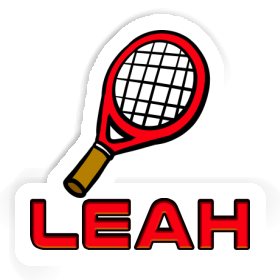 Aufkleber Tennisschläger Leah Image