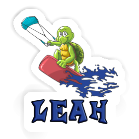 Leah Autocollant Kitesurfeur Image
