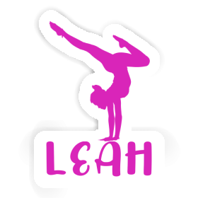 Femme de yoga Autocollant Leah Image