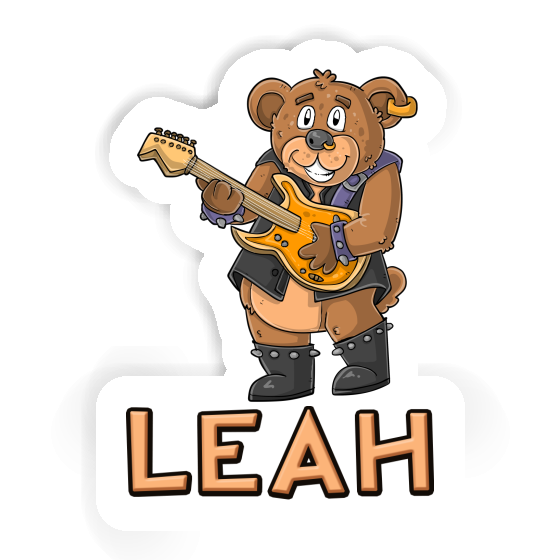 Leah Sticker Guitarist Notebook Leah Sticker Guitarist Gift package Image