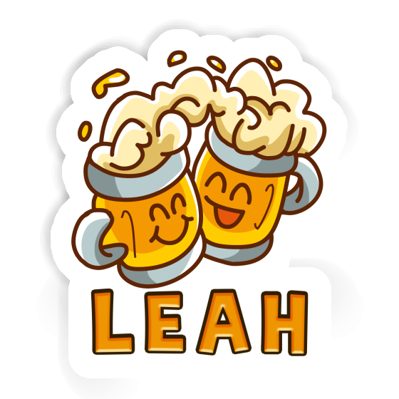 Aufkleber Leah Bier Image