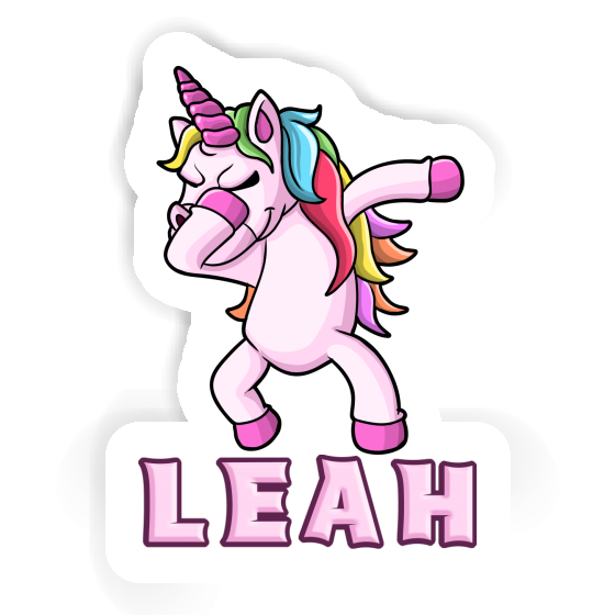 Leah Aufkleber Einhorn Leah Aufkleber Einhorn Image