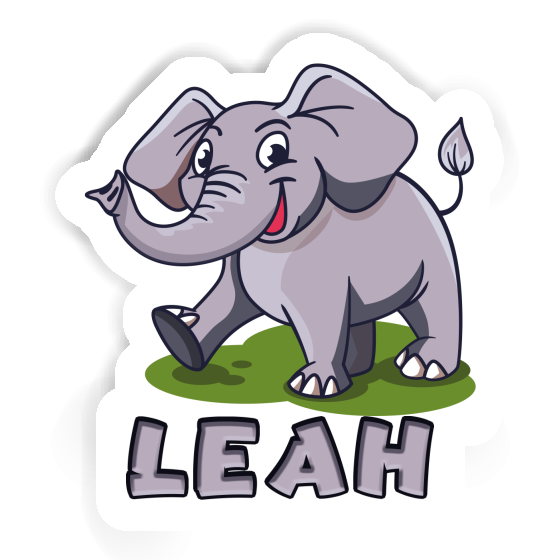 Leah Aufkleber Elefant Leah Aufkleber Elefant Image
