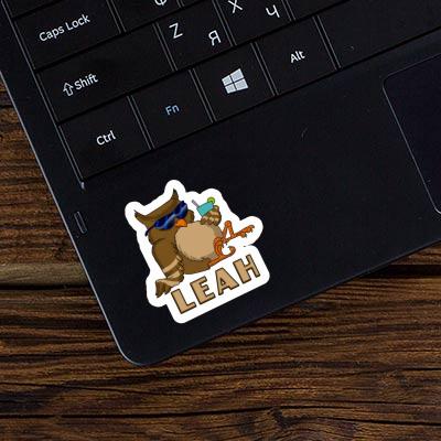 Cool Owl Sticker Leah Notebook Image