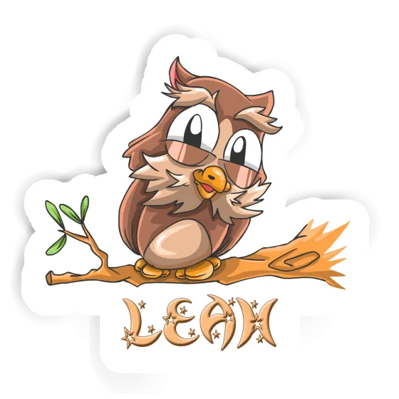 Aufkleber Leah Eule Notebook Image