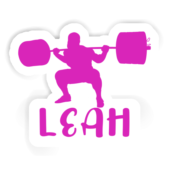 Weightlifter Sticker Leah Notebook Weightlifter Sticker Leah Gift package Image