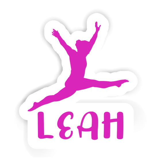 Leah Autocollant Gymnaste Laptop Image