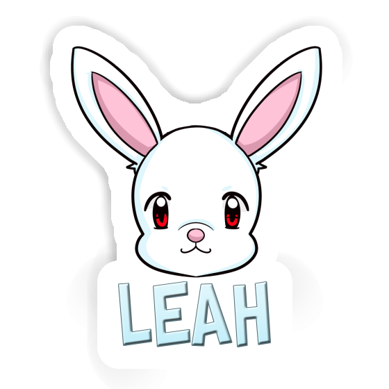 Leah Sticker Rabbithead Notebook Leah Sticker Rabbithead Gift package Image