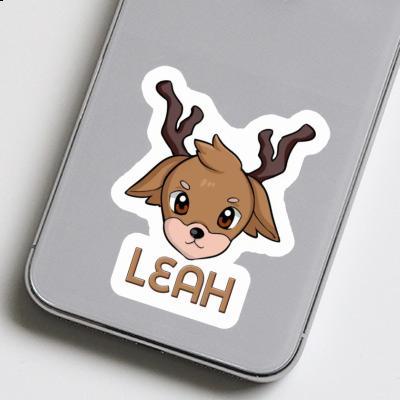 Sticker Hirschkopf Leah Laptop Image