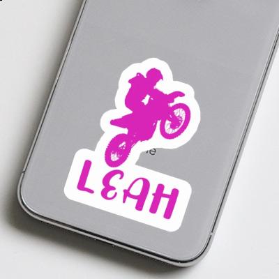 Sticker Leah Motocross-Fahrer Notebook Image