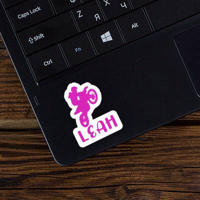 Sticker Leah Motocross-Fahrer Image
