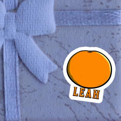 Leah Autocollant Orange Image